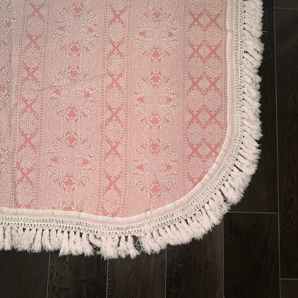 SEARS VINTAGE MID CENTURY BELLISSIMO ITALIAN BROCADE TWIN/FULL BEDSPREAD 78x87" - Picture 3 of 15